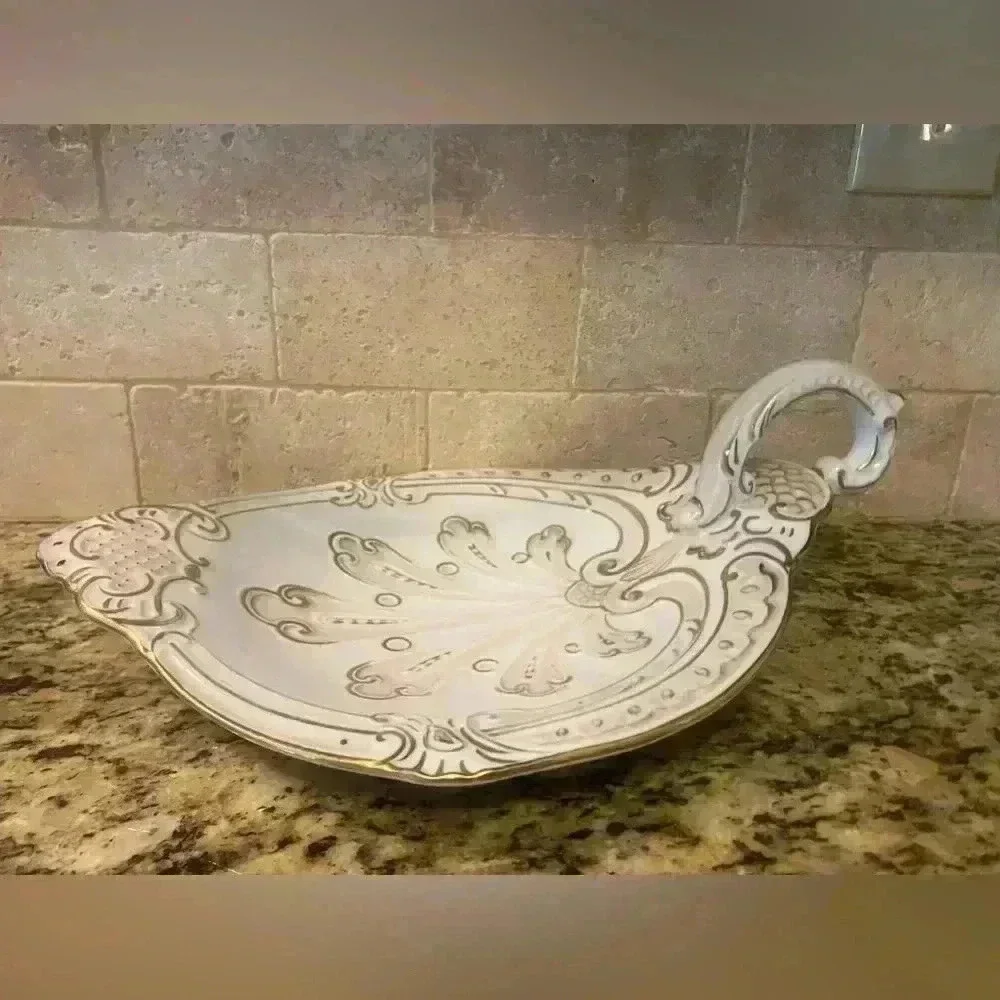 Antique British Earthenware Platter, 19th century